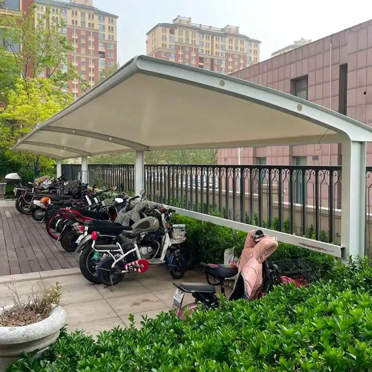 五河县膜结构电动车棚